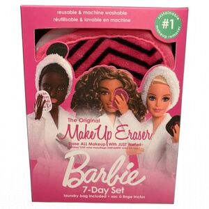 The Original MakeUp Eraser Barbie 7 Day Set and Laundry Bag New